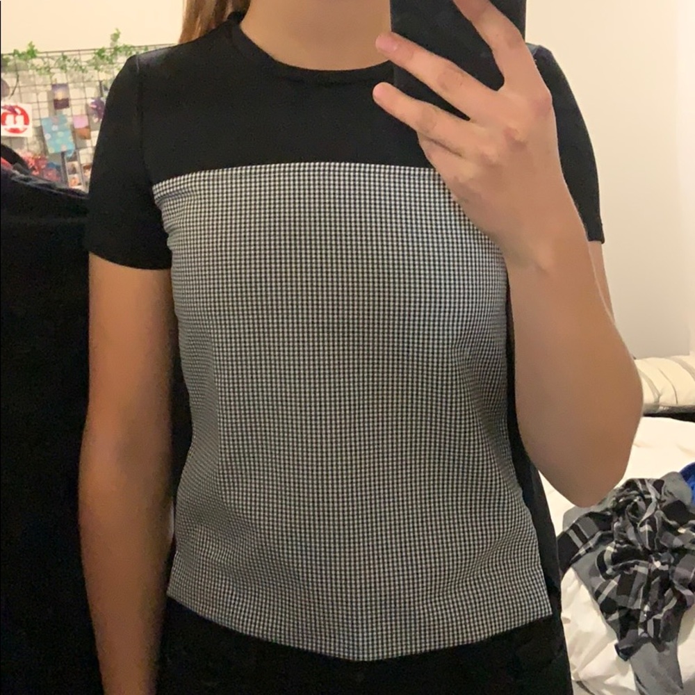Gingham t-shirt